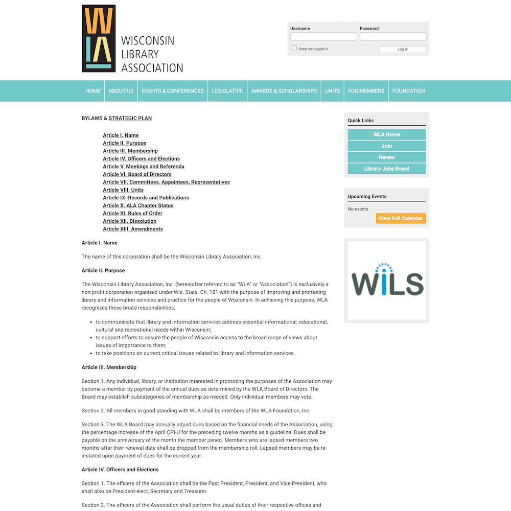 Wisconsin Library Association 1